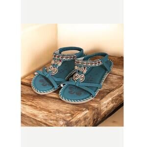 Womens Sandals Arch Support Summer Beach Flat Shoes Flip Flops 8.5